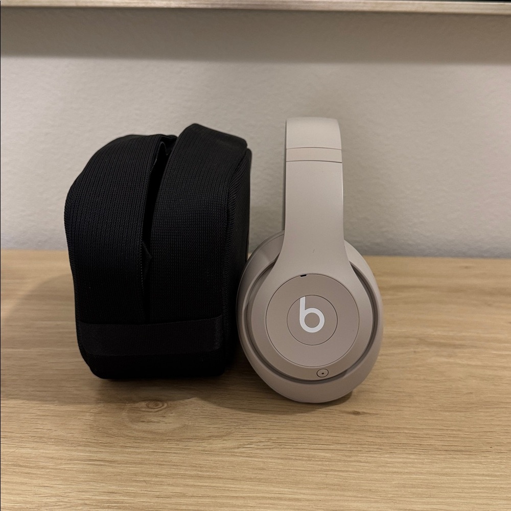 Beats by Dre Over-Ear Headphones - Beige and Black